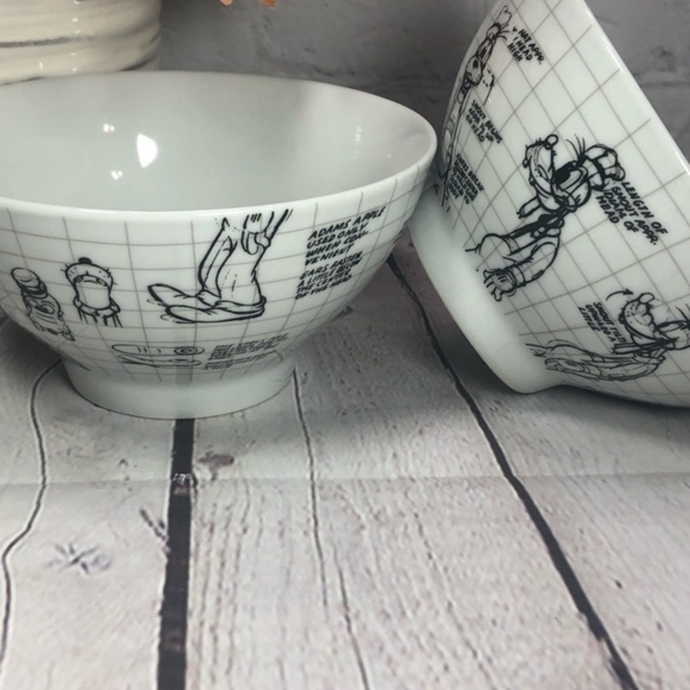🛍️🛍️SOLD Goofy sketch bowls - Picture 2 of 5
